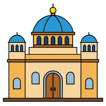 Church icon illustration vector