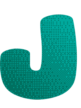 letter J pixelate texture png