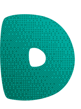 letter D pixelate texture png