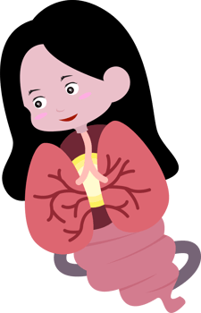 Kra - Sue evil spirit ghost character Thailand folk ghost cartoon illustration design for decorate halloween festival png