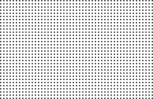 Black dot patten in white background vector