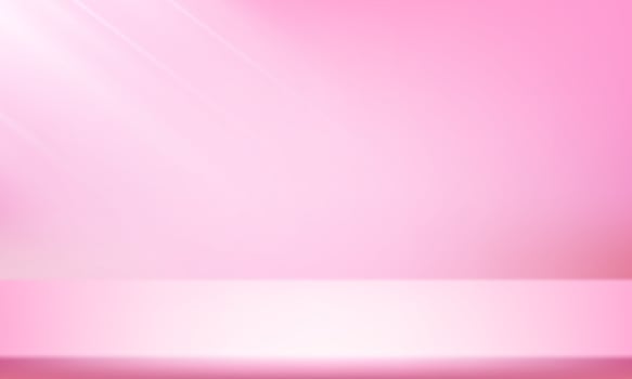 Empty pink studio background. Space for selling products on the website. Background 3d. illustration. vector