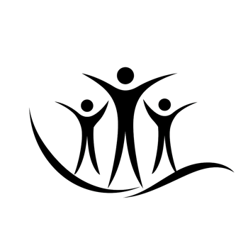Teamwork people icon logo design. Business and finance concept isolated on transparent background png