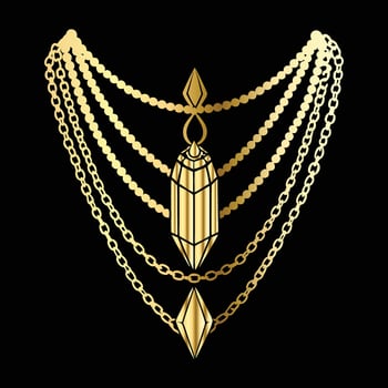 Luxury jewelry logo design with line art style jewellery store icon logo vector