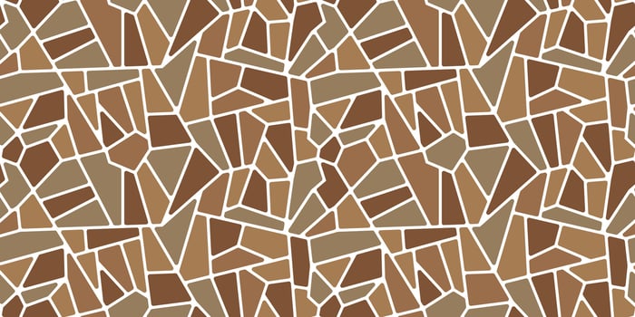 Mosaic paving floor stone tile pattern background vector