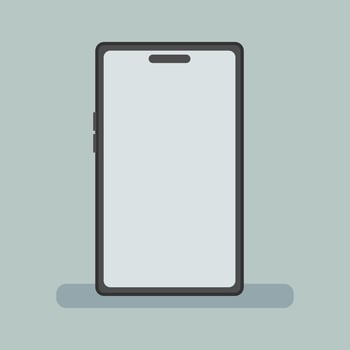 smartphone phone icon flat design illustration vector