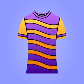 Sports Apparel Gradient Illustration for football, basketball, hockey ball, volleyball, racing, gaming Apparel. vector