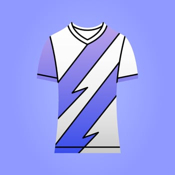 Sports Shirt Gradient Illustration for football, basketball, hockey ball, volleyball, racing, gaming Shirt. vector