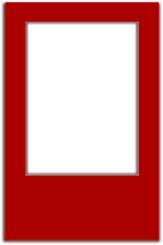 Red photo frame png