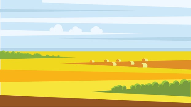 wild west farming field background design illustration vector