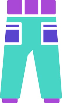 Trousers Icon Design Symbol vector