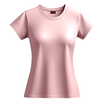 pink t - shirt on transparent background png