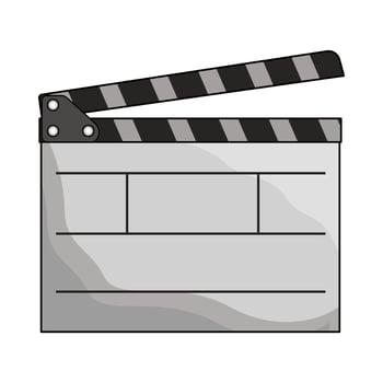 illustration of clapperboard vector