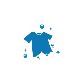 Laundry logo design vector