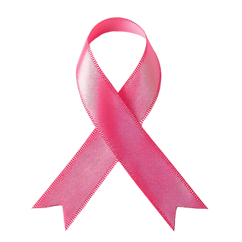Pink ribbon symbolizing awareness and support for various causes, especially breast cancer png