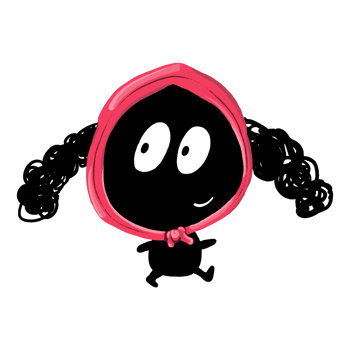 Cute girl character design - Carbon Girl - hand band girl png