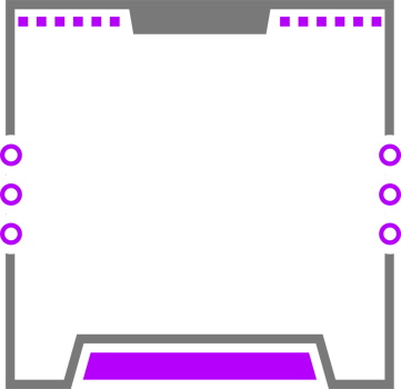gaming purple frame background png