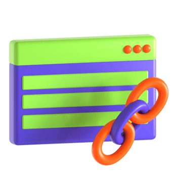 backlink website 3d icon illustration png