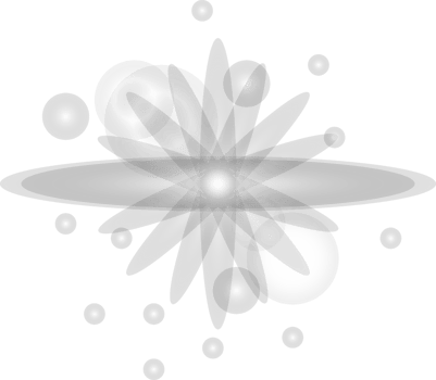 Light effect on transparent background, glare, beautiful diffused light png