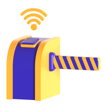 A wifi signal is connected to a lock png