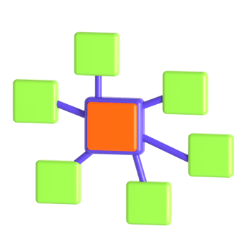 A computer screen with a network of squares png