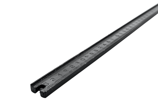 A ruler with the numbers 1 through 12 is shown. The ruler is black and has a white background png
