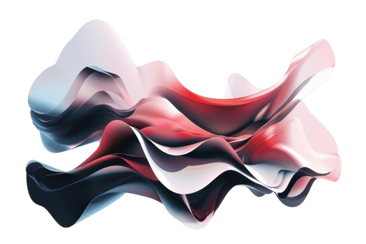 A wave of color and texture that is abstract and dynamic. The colors are red, white, and black, and the texture is rough and uneven. The image has a sense of movement and energy png