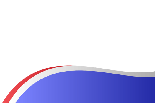blue and red wave background with white border png