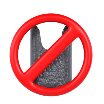 A no entry sign on a black background png
