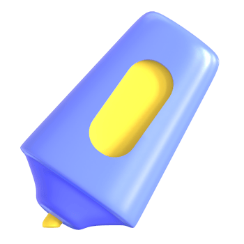A blue and yellow ice cream cone with a yellow top png