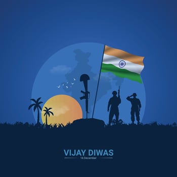 Vijay Diwas, Banner, Poster, Post, Vijay Diwas Poster, Social Media Banner, vector