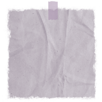 Crumpled Note Paper with Tape png