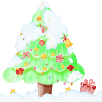 Christmas tree decorations png