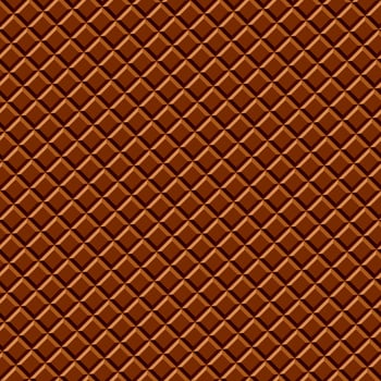 Dark chocolate seamless pattern sweet texture vector