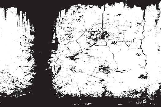 Rough Grunge Texture in Black on White Ultra HD High Resolution Overlay Dirty Monochrome Grunge Texture in Black on White for High Res Background vector