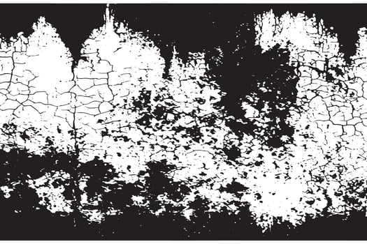 Black Rough Grunge Texture on White Background Ultra HD Texture Overlay vector