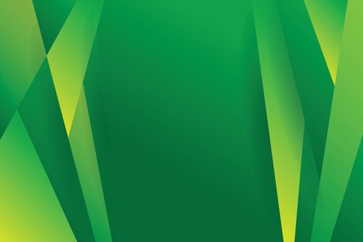 Green abstract background with a green and yellow design vector