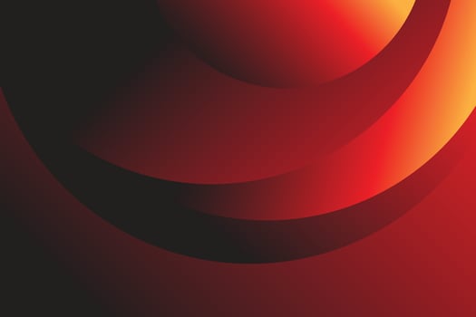 round circle abstract and modern dark red color gradient background template vector