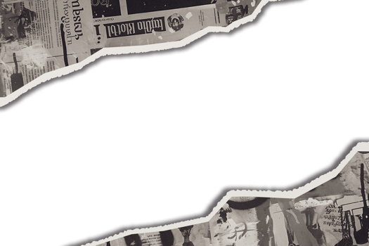torn collage of newspaper or magazine colorful grunge copy space background with graffiti png