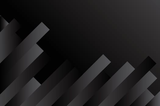 Black gradient lines abstract background design with dark graphic template vector