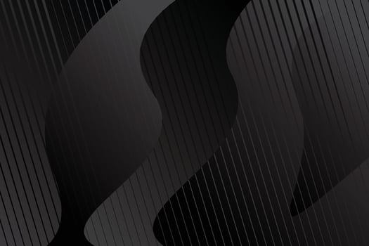 Black wave abstract background design with dark graphic template vector