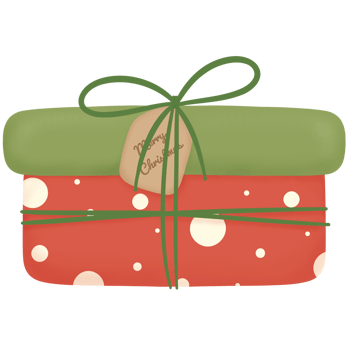 Christmas gift box png