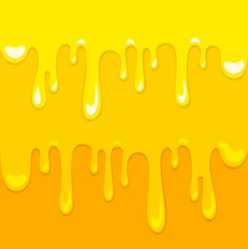 cheese pattern drips of melted cheese in different colors vector