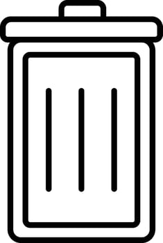 Trash Can Icon vector