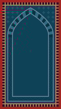 prayer rug carpet illustration vector