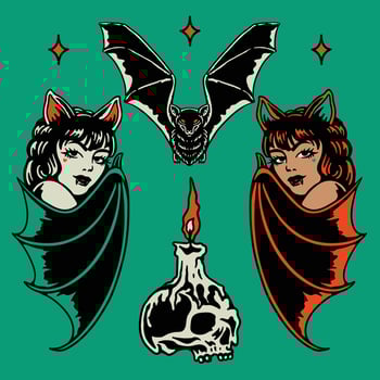 Halloween Madness Illustration Stocks vector