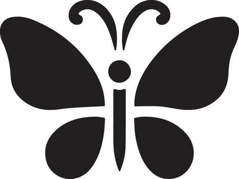 butterfly icon illustration vector