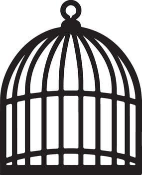 bird cage icon illustration vector