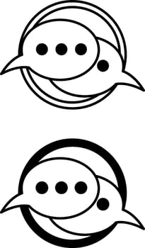 Engagement icons. Black and White Social Engagement Icons. Social Activity. Network Concept vector
