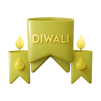 Diwali Candles Festival of Lights Celebration png